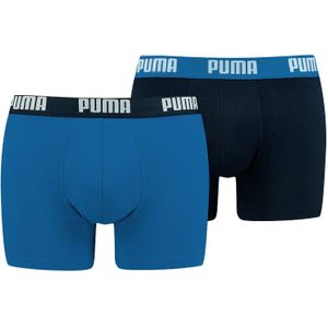 Puma - Basic Boxer 2P - Boxershort Blauw