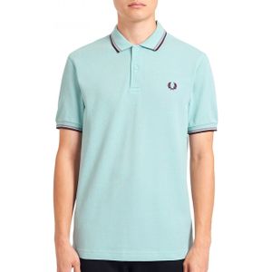 Fred Perry - Twin Tipped Shirt - Lichtblauwe Polo