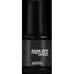Astonishing - Soak Off Stretch Base Crystal - Transparant - 15ml - Nagellak