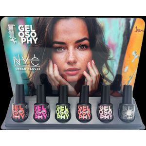 Astonishing Gelosophy NYC Urban Canvas Collection 6pcs