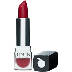 Idun Minerals Matte Lipstick - Vinbar - Rich Wine Red