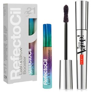 Refectocil Lash & Brow Booster Pupa Vamp! Extra Black Mascara Set