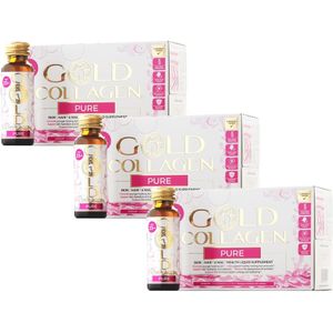 Gold Collagen Pure 10 x 50ml - 3-pack