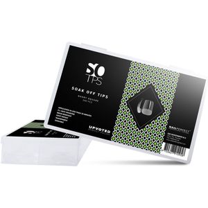 Upvoted - Soak Off Tips - Short Square - Transparant - 240 Stuks
