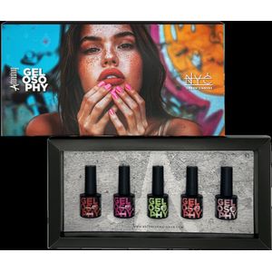 Astonishing Gelosophy NYC Urban Canvas Collection Kit 5pcs