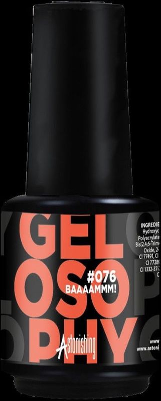 Astonishing - Gelosophy 076 BAAAAMMM! - Nagellak - 15ml - Hoog Gepigmenteerd