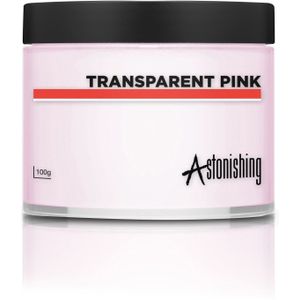 Astonishing Acrylic Powder Transparent Pink 100 Gr