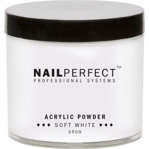 NailPerfect - Powder Mega White - Acrylpoeder - Medium tot Snel Hardend