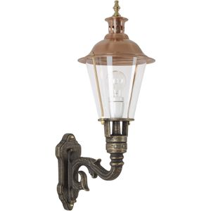 Buitenlamp Den Burg Brons E27 weersbestendig IP44 muurlamp