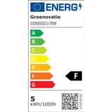 LED Inbouwspot 5W CREE, Rond, Ø64mm, Kantelbaar, Dimbaar, Wit/Chroom, Warm Wit