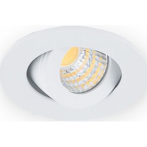 Inbouwspot LED 3W, Wit, Rond, Kantelbaar, Dimbaar