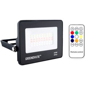 LED Breedstraler 50W Waterdicht IP65 RGB