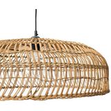 Rotan / Rieten Hanglamp, Handgemaakt, Naturel, ⌀61 cm