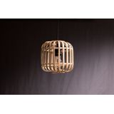 Bamboe Hanglamp, Handgemaakt, Naturel, ⌀22 cm