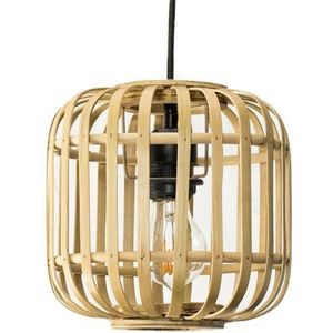 Bamboe Hanglamp, Handgemaakt, Naturel, ⌀22 cm
