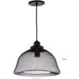 Gaaslamp Industrieel Design Hanglamp, E27 Fitting, ⌀32x35cm, Zwart