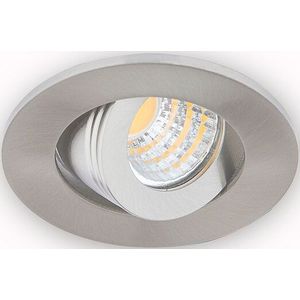 LED Inbouwspot 3W, Rond, Kantelbaar, Aluminium, Dimbaar