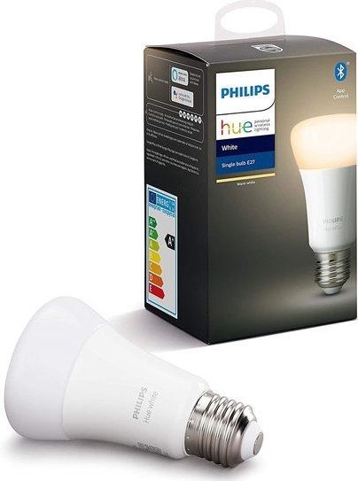 Philips Hue Slimme Lichtbron E27 - White - 9W - Bluetooth