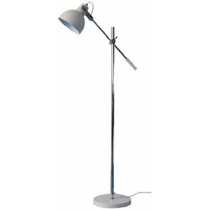 Arras Single Industrieel Design Vloerlamp 1-Lichts Wit