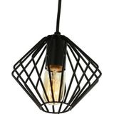 Yardley Retro Draad Design Hanglamp Zwart