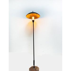 Nantes Industrieel Design Vloerlamp Goud Zwart