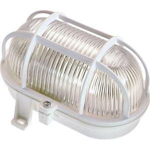 Bulleye Plafond-/ Wandarmatuur voor Buiten, Wit, Waterdicht IP44, E27 Fitting