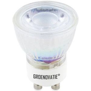 Groenovatie GU10 LED Spot COB - 1W - Warm Wit - Extra Klein - 35mm