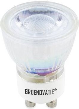 Groenovatie GU10 LED Spot COB - 1W - Warm Wit - Extra Klein - 35mm