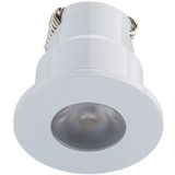 Inbouwspot LED 3W Extra Klein, Wit, Rond, Ø36mm, Dimbaar, Warm Wit