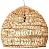 Rotan / Rieten Hanglamp, Handgemaakt, Naturel, ⌀55 cm