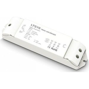 LTECH LED Transformator 12V, TRIAC Dimbaar, Max. 36 Watt, IP44