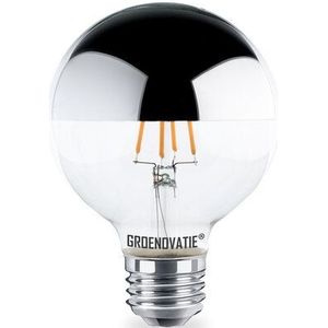 E27 LED Filament Globelamp G125 Kopspiegel 4W Extra Warm Wit Dimbaar