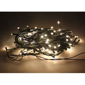 LED Kerstverlichting, 10 Meter, 100 Lampjes, IP44, Extra Warm Wit
