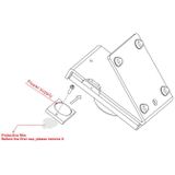 LED RF Enkelkleurige Desk Afstandsbediening, Zwart, Pro
