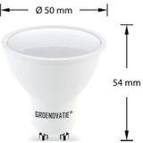 GU10 LED Spot 3W RGB Dimbaar Incl. Afstandsbediening