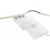 LED Strip Warm Wit Waterdicht Op 3xAA Batterijen, Dimbaar, Onderbouw