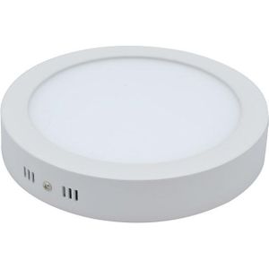 LED Paneel Plafondlamp 6W, Rond 12cm, Opbouw