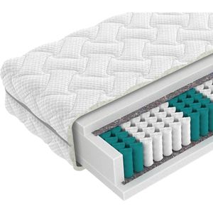 Goodnight matras 180 x 220 - Pocketvering - 23cm dik - Ergonomisch - Antibacterieel - Wasbare hoes