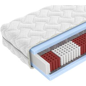 Alpine matras 80 x 210 - HR Koudschuim - 23cm dik - Ergonomisch - Antibacterieel - Wasbare hoes