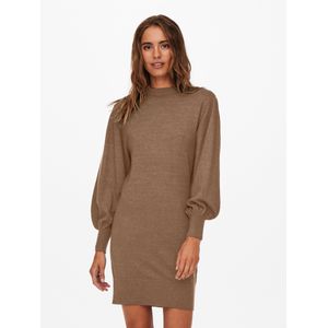 Onllabelle - Lange Jurk - Gebreid - Hoge Hals - Bodycon Fit