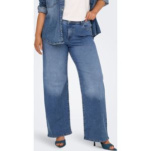 Carsally Mid Waist Wide Leg Fit Jeans