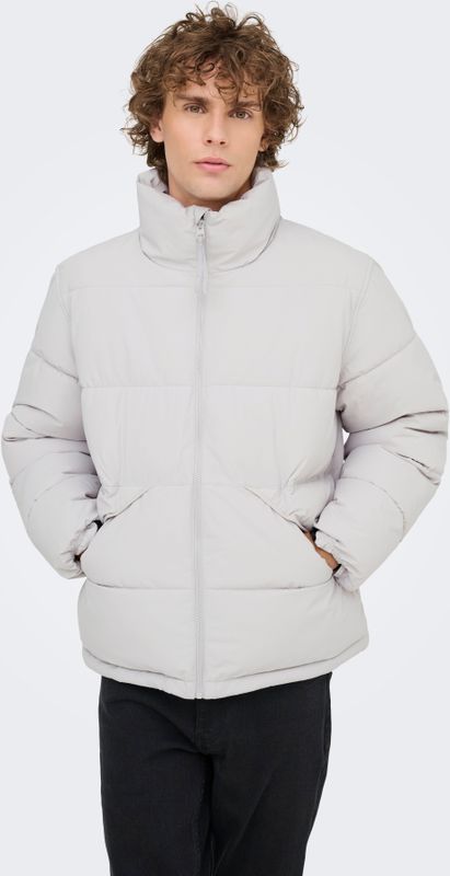 Onspack - Puffer Jacket - Kort - Hoge Hals - Lange Mouwen - Ritssluiting