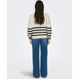 JDY Trui  donkerblauw / offwhite