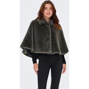 Onlsof - Cape - Poncho - Lange Mouwen - Knoopsluiting