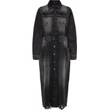 Onlbroadway - Lange Jurk - Denim - Regular Fit - Overhemdkraag - Lange Mouwen
