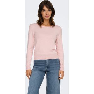 Gebreide Trui - Mélange - Knitwear - Ronde Hals - Lange Mouwen