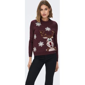 Onlxmas - Gebreide Pullover - O-hals - Lange Mouwen