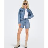 Onlzita - High Waist - Denim Shorts - Blauw - Katoen, Regular Fit