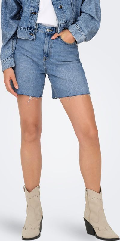 Onlzita - High Waist - Denim Shorts - Blauw - Katoen, Regular Fit