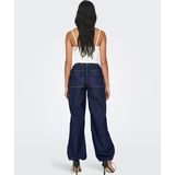 ONLY - ONLKylie - Broek - Donkerblauw - Tapered - Verstelbare Taille
